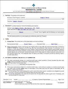 sample rental agreement lease agreement sample