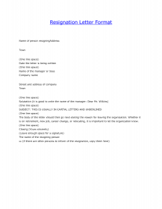 sample resignation email sample resignation letter format