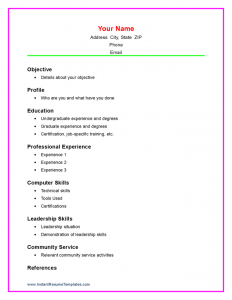 sample resume for high school student job resume examples for highschool students resume templates for