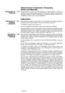 sample subcontractor agreement fidic conditions of subcontract agreement