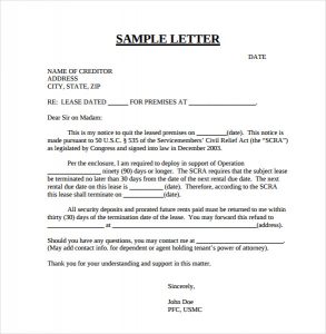 sample termination letter for cause best example for early lease termination letters