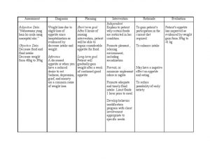 sample treatment plan