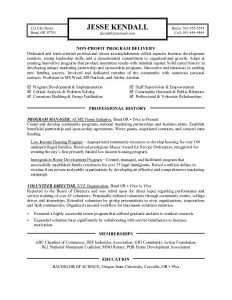 samples executive resumes non profit resume templates jk non profit wohxqz