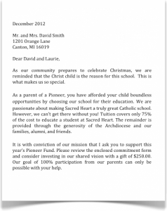 samples fundraising letters figure x