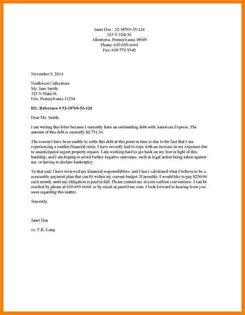 Samples Hardship Letter | Template Business