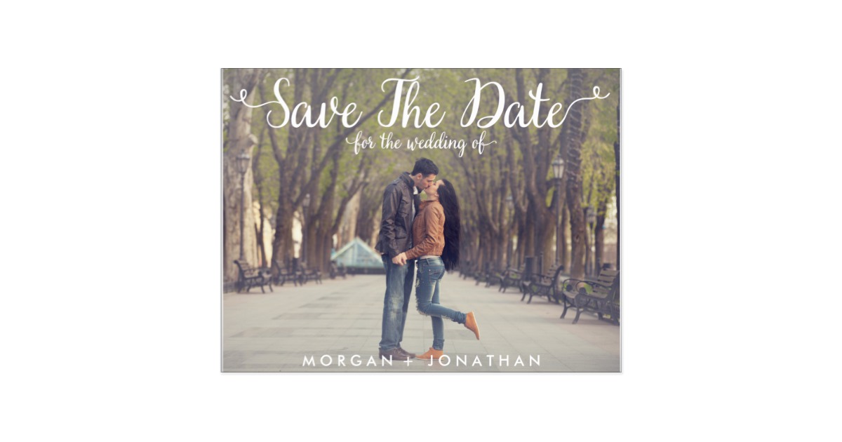 save the date postcard template