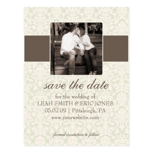 save the date postcard template