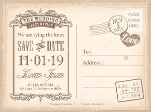 save the date postcard template simple save the date postcard template