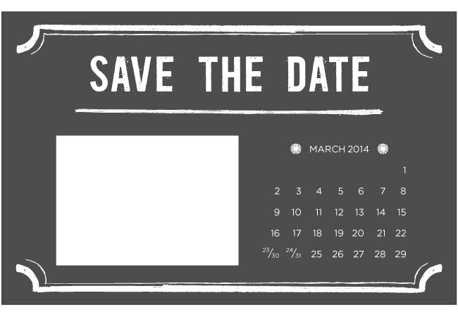 save the date template free download