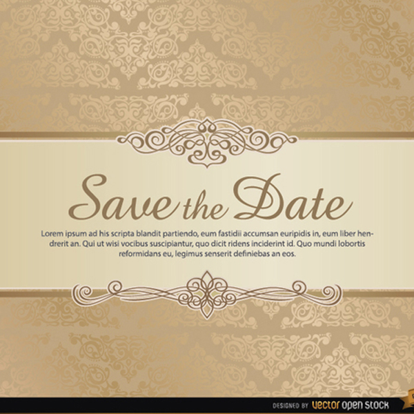 save the date template free download