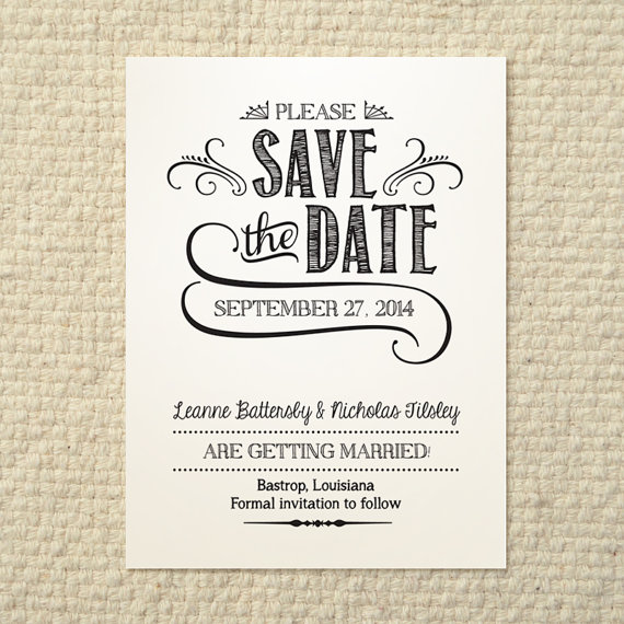Save The Date Template Free Download Template Business