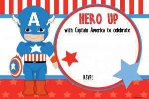 save the date templates free download free printable captain marvel birthday invitation