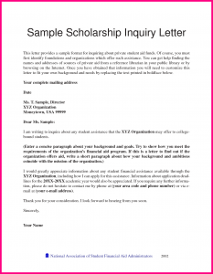 scholarship letter sample recommendation for student scholarship