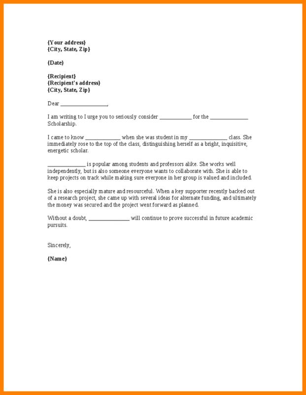scholarship recommendation letter hes Friend Write How a to a Recommendation Letter for scholarship recommendation letter hes Friend Write How a to a Recommendation Letter for