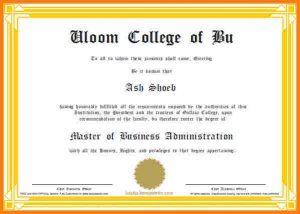 scholarships certificate template mba certificate sample download sample business school certificate template create online