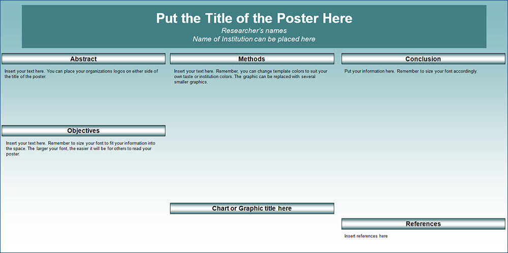 scientific poster template free