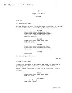 screenplay format template wd