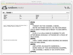 script format template printer friendly script x