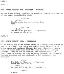 script writing template fd script