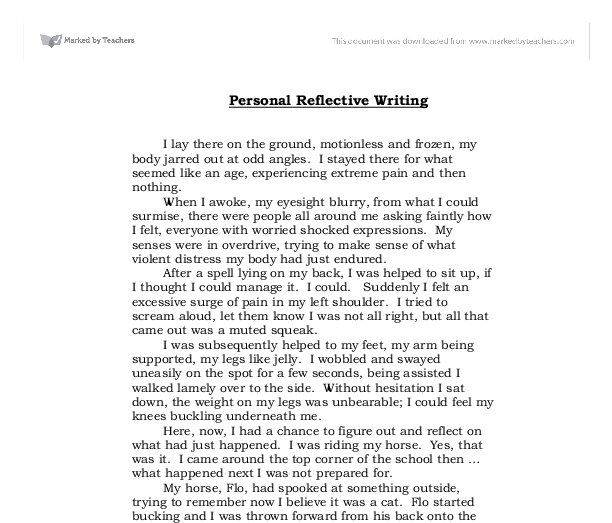 Self Reflection Essay | Template Business