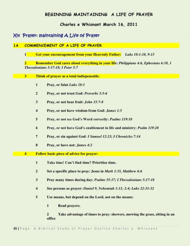 sermon outline template