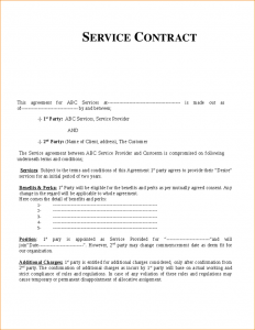 service contract template services contract template service contract template