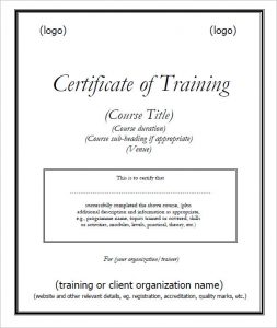 service dog certificate pdf trainingcertificatetemplate pdf