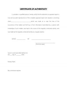 settlement agreement format certificate ofauthenticityinsuranceclaim