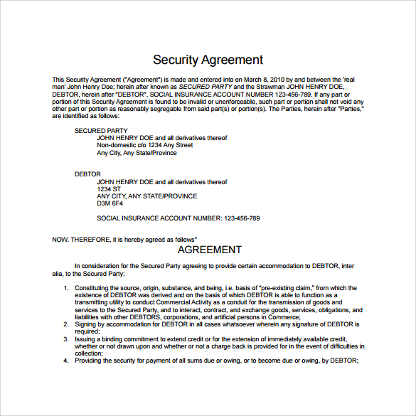 settlement agreement sample