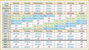 shift schedule template shift schedule template slide