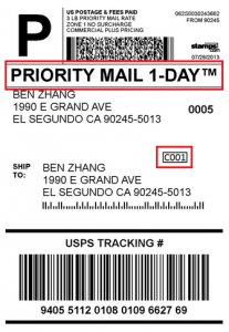 shipping label example blog priority mail date specific label