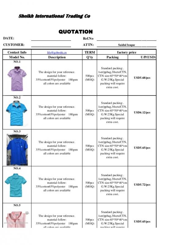 shirt order form template