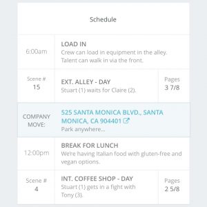 shooting schedule template studiobinder call sheet template excel add shooting schedule to call sheet video tv and film production management software