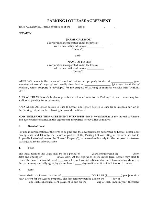 short rental agreement