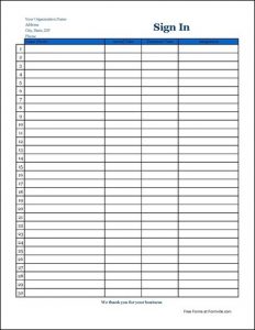 sign in sheet pdf signin