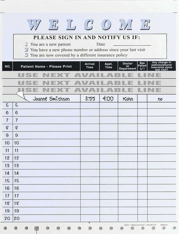 sign-in sheet template