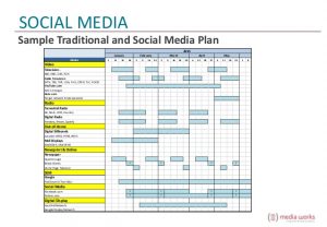 simple business plan outline marrying traditional media and social media strategies to reach students