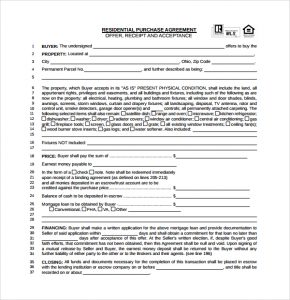 simple home purchase agreement simple real estate agreement template