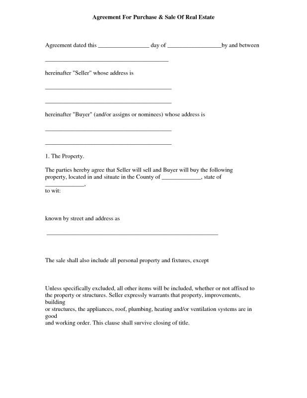 manufactured home purchase agreement form
