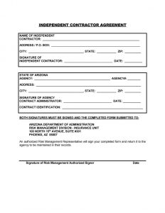 simple independent contractor agreement independent contractor agreement