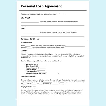 simple loan agreement pdf