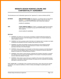 simple non disclosure agreement basic non disclosure agreement non disclosure agreement template