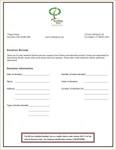 simple one page rental agreement non profit donation receipt template