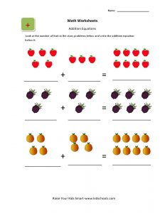 simple order form simple addition worksheets with pictures