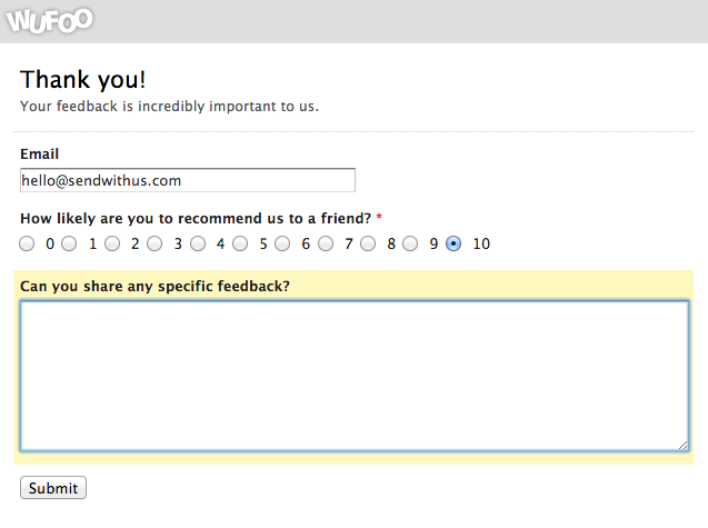 simple order form template