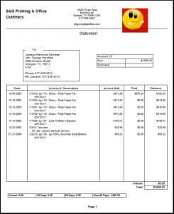 simple order form template statementpdf