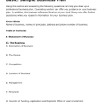 simple profit and loss template simple business plan template free basic business plan template capinpt dyugzw