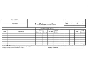 simple reimbursement form vendor travel reimbursement form