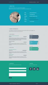 simple resume cover letter examples resume flat web design