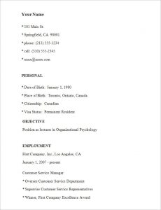 simple resume examples simple resume template sample